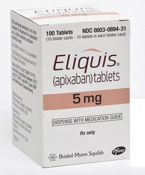 Eliquis 100 tablets