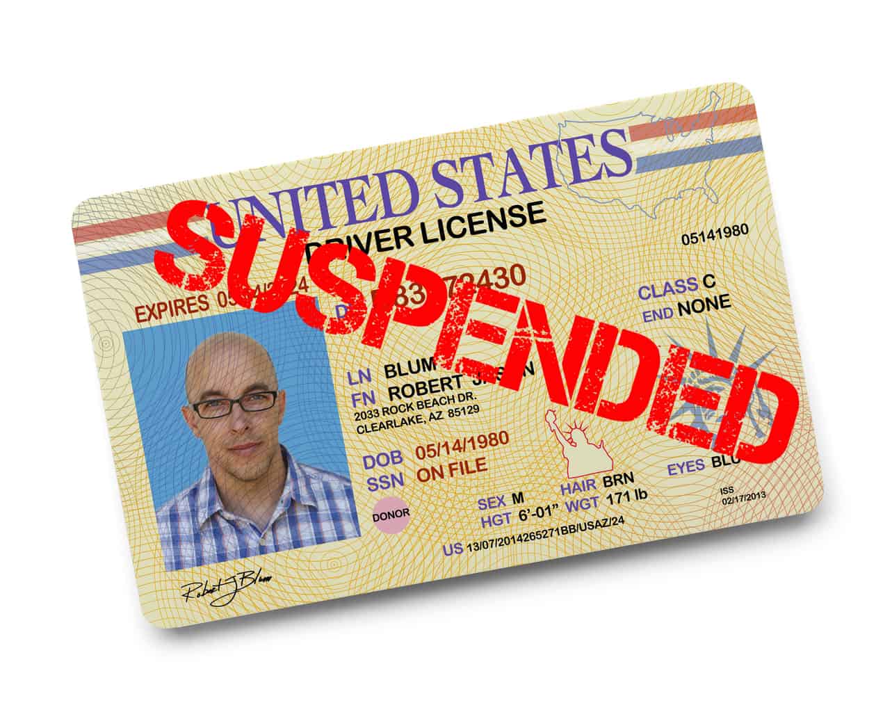 suspended driving licence